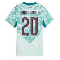 Camiseta Portugal Joao Cancelo #20 Segunda Equipación Replica Mundial 2026 para mujer mangas cortas